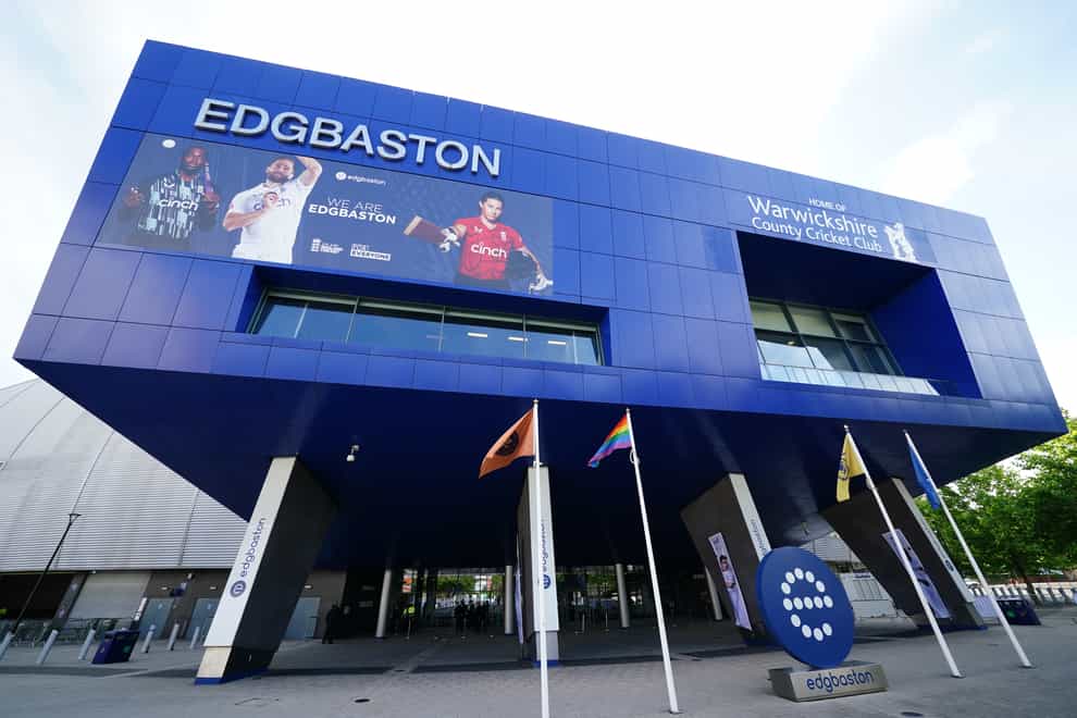 Edgbaston officials have vowed to investigate allegations of racist abuse in the crowd on Monday (Mike Egerton/PA).