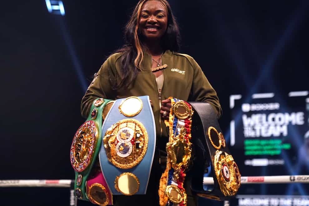 Claressa Shields, pictured, is fighting Savannah Marshall in September (Owen Humphreys/PA)