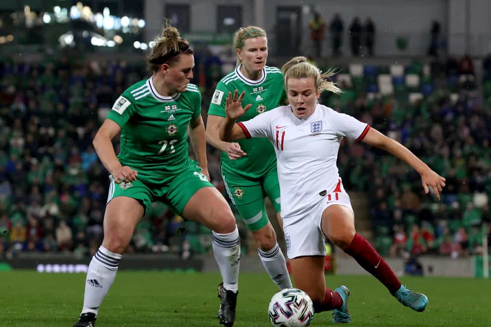 Northern Ireland’s Abbie Magee (left) wants to make a lasting impression on young people (Liam McBurney/PA)
