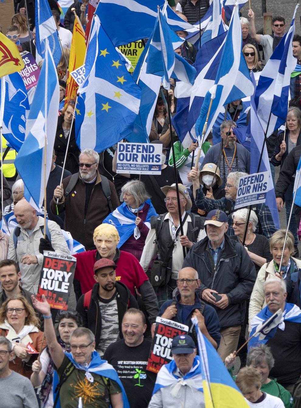 A Bill that would allow for a referendum on independence was published last week (Lesley Martin/PA)
