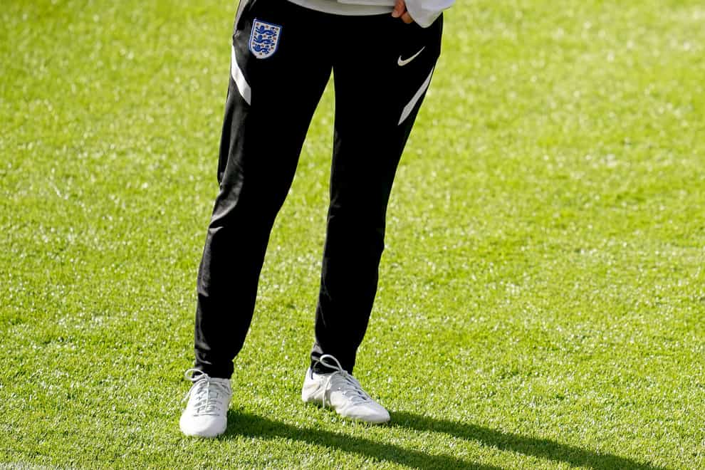 England boss Sarina Wiegman during a training session at Old Trafford (Nick Potts/PA).