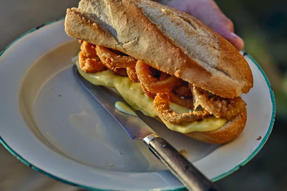 Calamari sandwich (Emma Lee/PA)