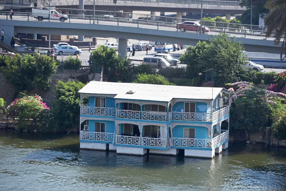 A government push to remove the string of houseboats from Cairo’s Nile banks has dwindled their numbers from several dozen to just a handful (AP)