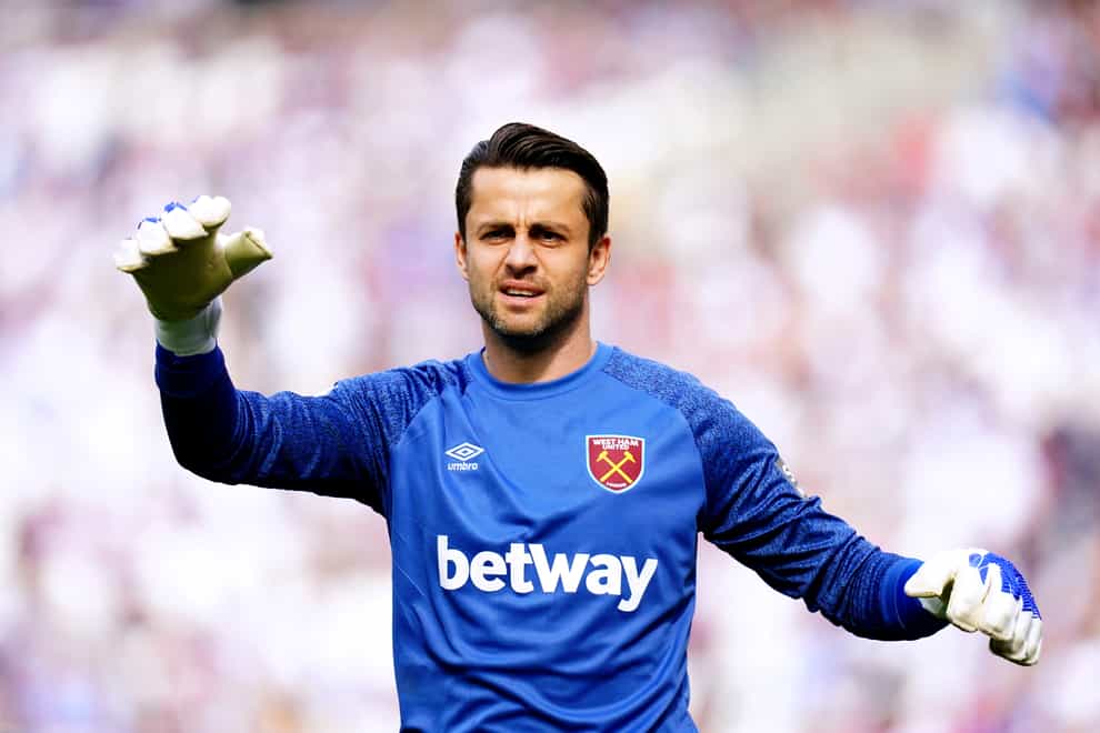West Ham goalkeeper Lukasz Fabianski has become an integral part of the squad (Adam Davy/PA)