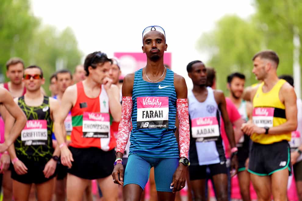 Mo Farah failed to qualify for last year’s Olympics (Adam Davy/PA)