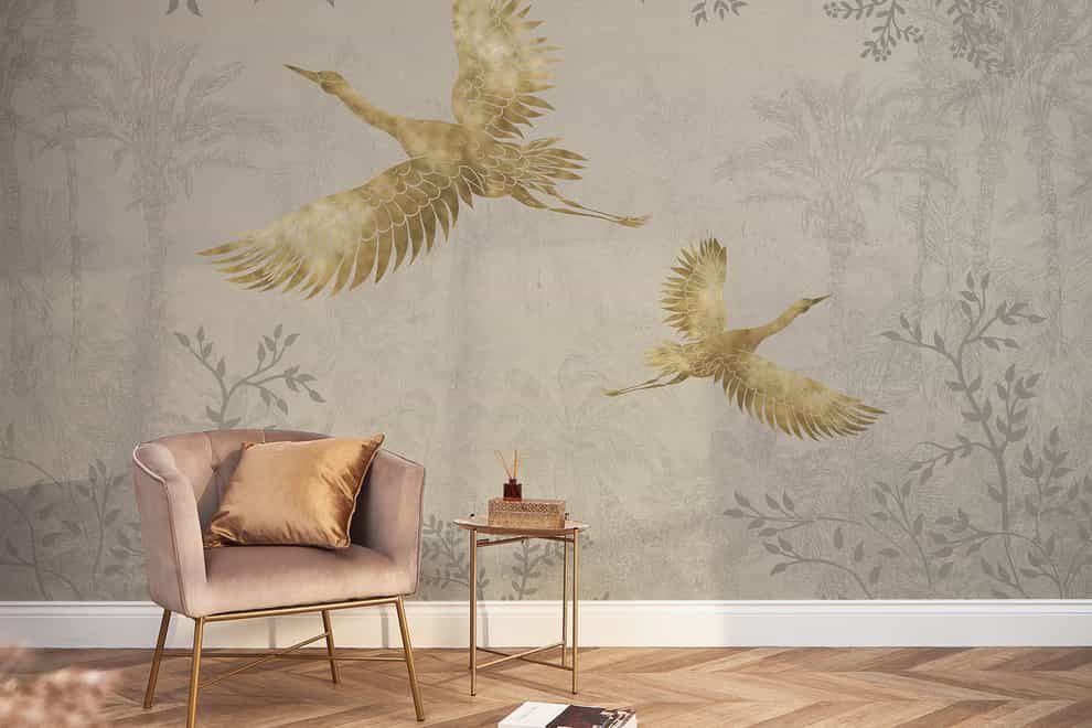 Add a dash of gold to your decor (I Love Wallpaper/PA)