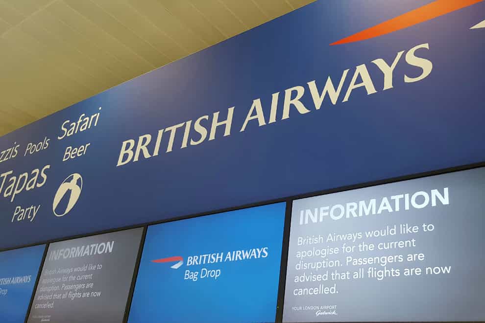 A BA check-in staff dispute has been suspended (PA)