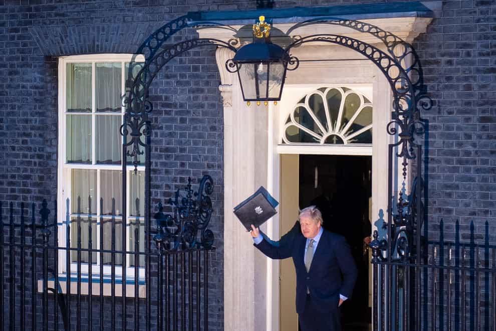 Prime Minister Boris Johnson outside 10 Downing Street in 2019 (Dominic Lipinski/PA)