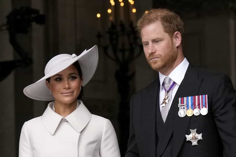 The Duke of Sussex was not informed that the Royal Household was involved in a decision over his security arrangements when in the UK, the High Court has been told (Matt Dunham/PA)