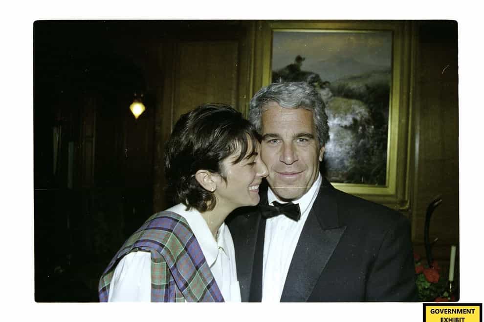 Ghislaine Maxwell with Jeffrey Epstein (US Dept of Justice)