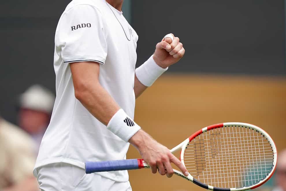 Cameron Norrie takes on Novak Djokovic (John Walton/PA)