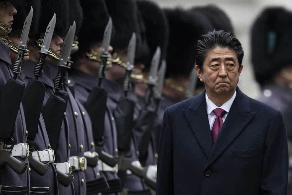 Japan’s former prime minister Shinzo Abe has died after he was shot during a campaign speech, according to reports (Dan Kitwood/PA)