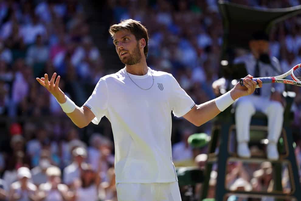 Cameron Norrie was unable to find an answer to Novak Djokovic’s excellence (Adam Davy/PA)