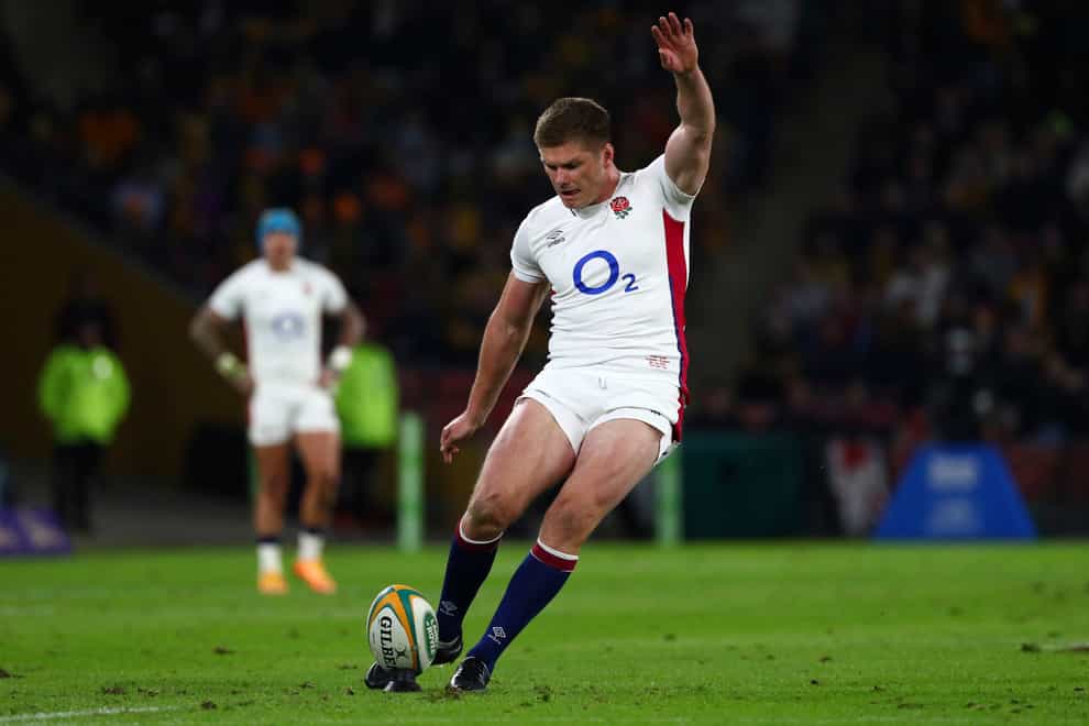 Owen Farrell booted 20 points for England (Tertius Pickard/AP)