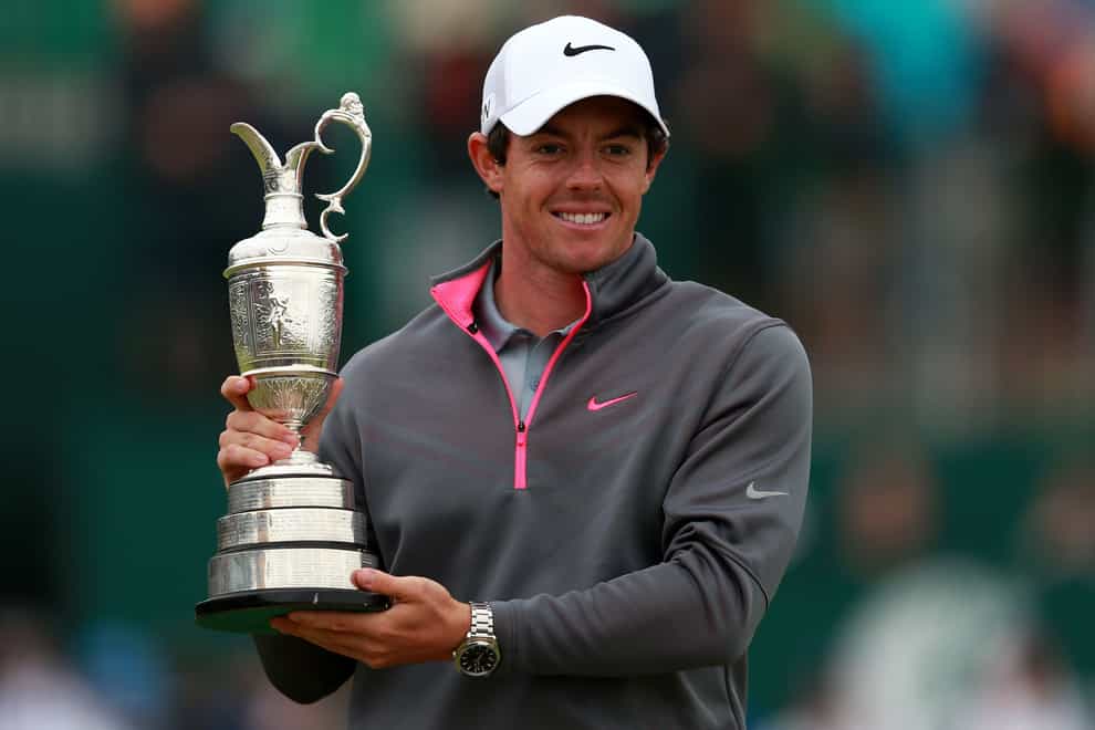 Rory McIlroy won the Open in 2014 but was unable to defend his title at St Andrews the following year (David Davies/PA)