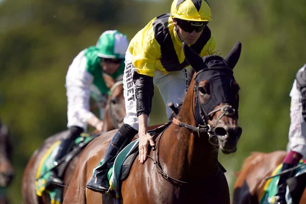 Bless Him ridden by jockey Jamie Spencer on their way to winning the bet365 Bunbury Cup on Darley July Cup Day of the Moet and Chandon July Festival at Newmarket racecourse, Suffolk. Picture date: Saturday July 9, 2022.