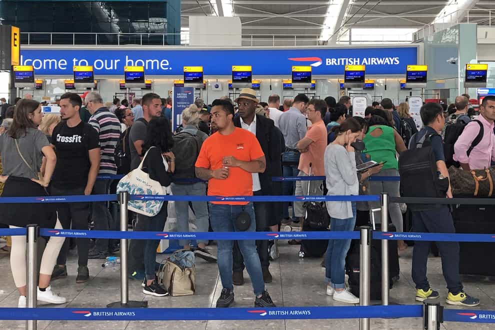Inaction from Rishi Sunak and Grant Shapps contributed to the ‘predictable’ and ‘preventable’ delays and cancellations that have crippled airports across the country, the boss of a leading airline services company has said (Steve Parsons/PA)