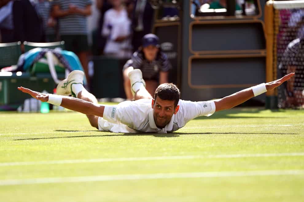 Novak Djokovic won another Wimbledon title (Adam Davy/PA)