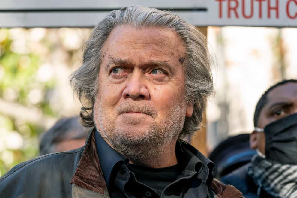 Former Trump White House strategist Steve Bannon, who is facing criminal charges after months of defying a congressional subpoena over the Capitol riot, has told the House committee investigating the attack that he’s now willing to testify (Alex Brandon/AP)