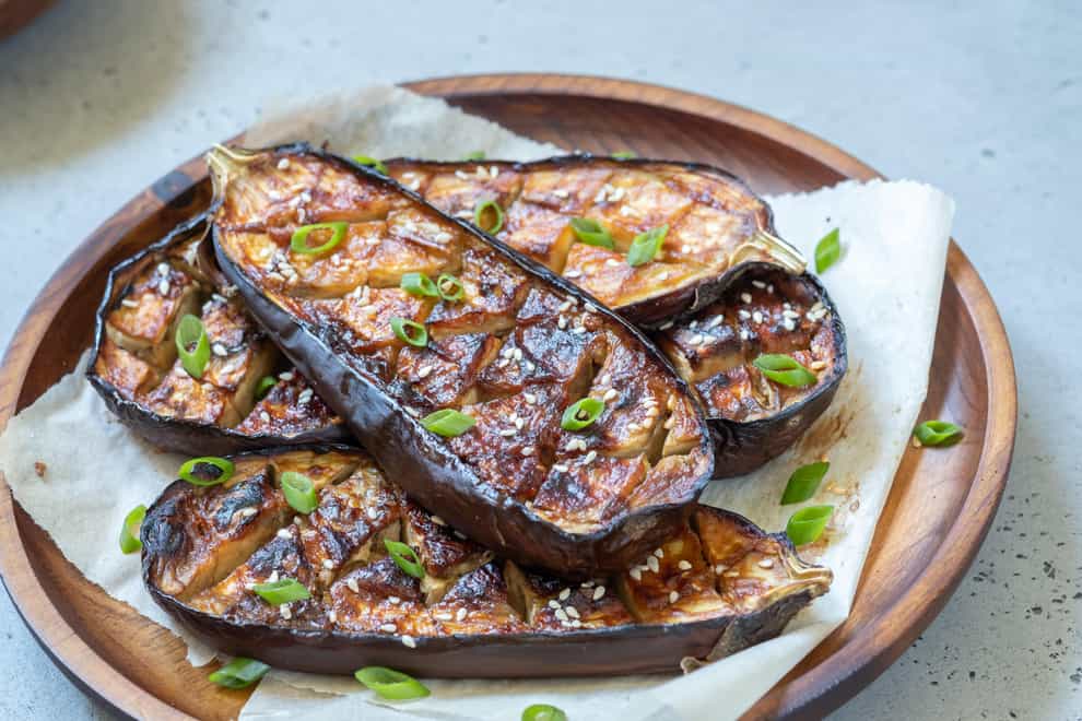 Aubergines are now in season (Alamy/PA)