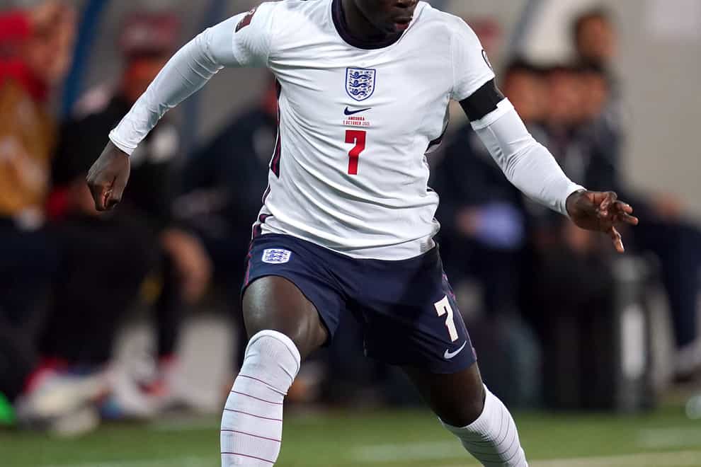 Online abuse was directed at England’s Bukayo Saka, pictured, and two of his team-mates in the wake of the Euro 2020 final a year ago (Nick Potts/PA)