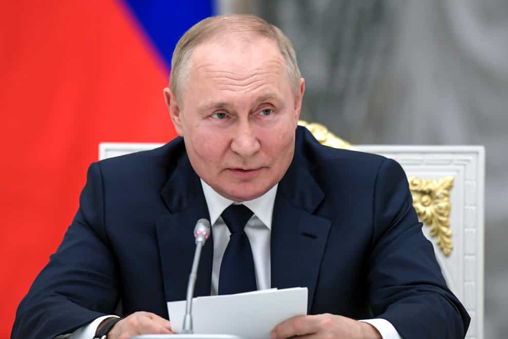 Vladimir Putin (Alexei Nikolsky, Sputnik, Kremlin Pool Photo via AP)