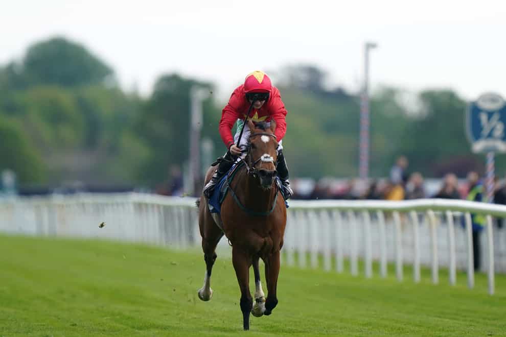 Highfield Princess, here winning at York, is being pointed towards the Prix Maurice de Gheest at Deauville for her next start (Tim Goode/PA)