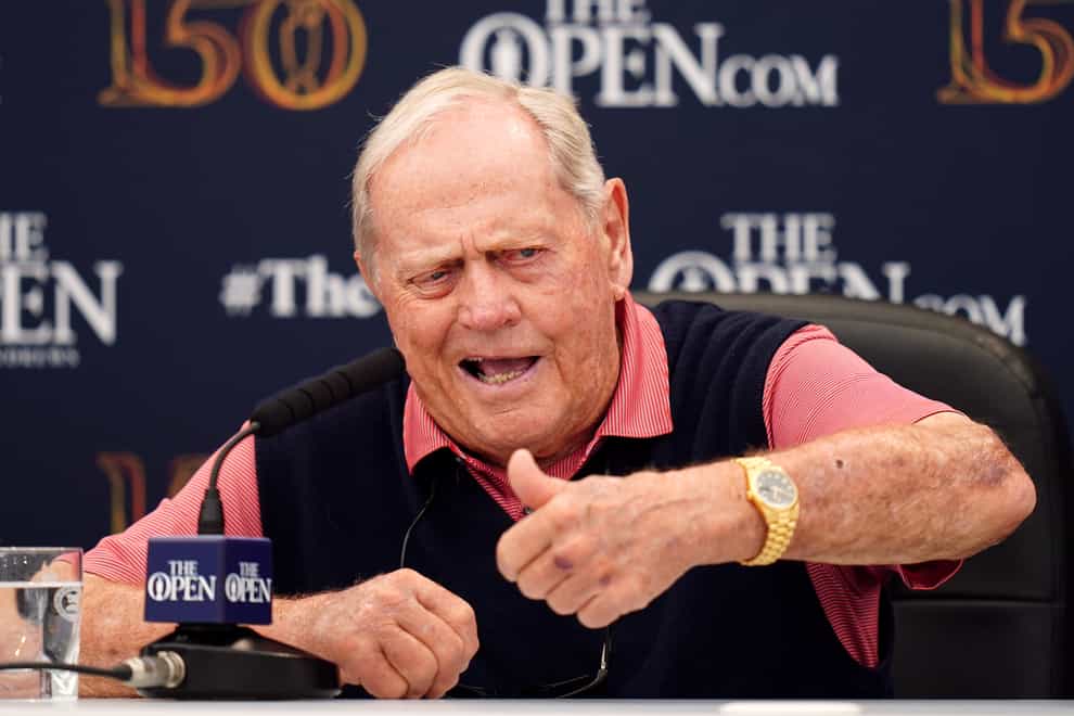 Jack Nicklaus is not concerned about the possibility of record low scores during the 150th Open at St Andrews (Jane Barlow/PA)