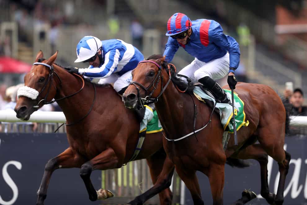 Dubai Honour (right), here winning at Newmarket last year, is yet to be seen in 2022 (David Davies/PA)