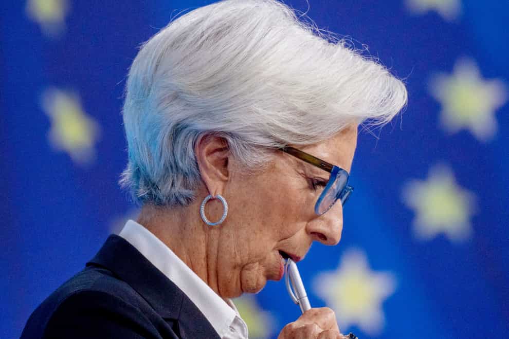 ECB president Christine Lagarde (Michael Probst/AP)