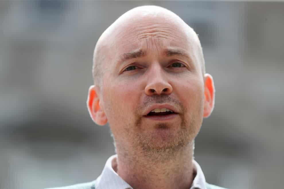 Paul Murphy said that his party will vote against the Irish government in a confidence motion on Tuesday evening (Brian Lawless/PA)