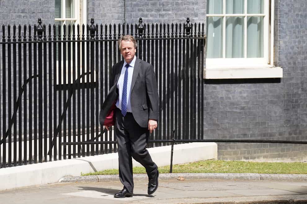 Secretary of State for Scotland Alister Jack, arrives for a cabinet meeting at 10 Downing Street. He confirmed he will not reveal who he will be supporting in the Tory Leadership election (Stefan Rousseau/PA)