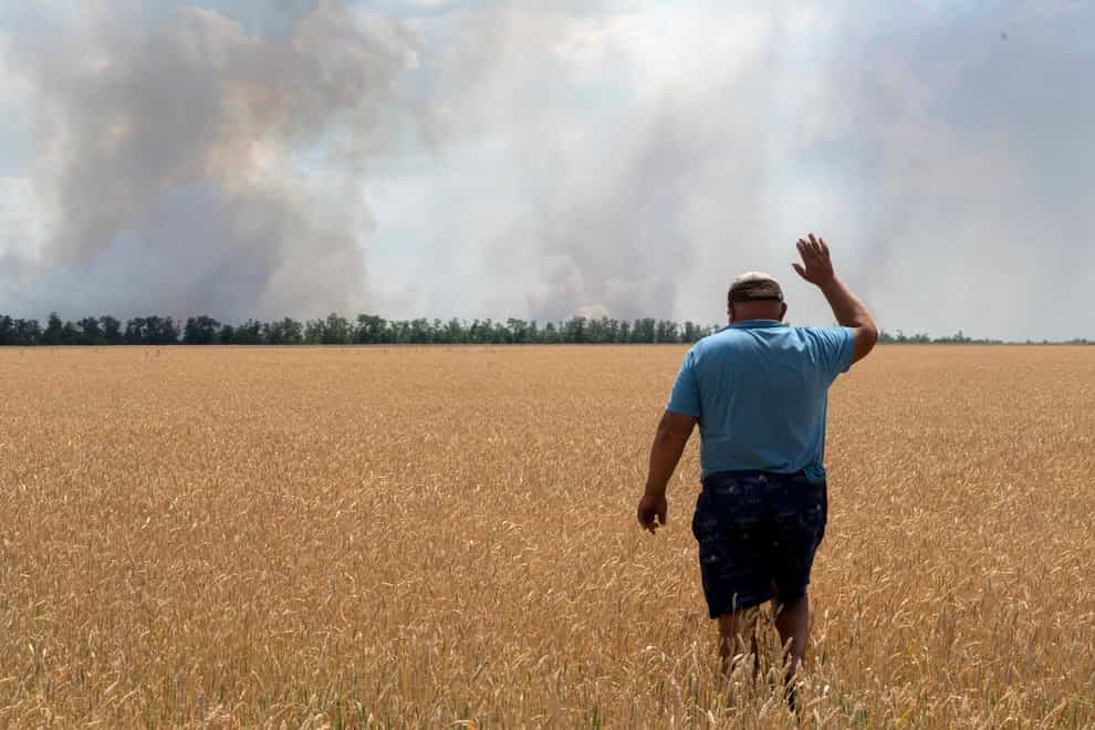 Military officials from Russia and Ukraine are set to hold a meeting in Istanbul to discuss a United Nations plan to export blocked Ukrainian grain to world markets through the Black Sea (Efrem Lukatsky/AP)