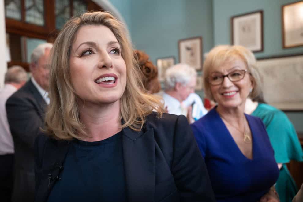 Leadership contender Penny Mordaunt has told Conservative MPs fearful of losing their seats under Boris Johnson that she is the candidate ‘Labour fear the most’ (Stefan Rousseau/PA)