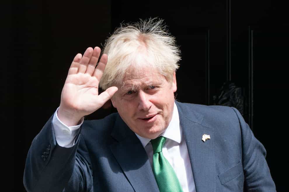Prime Minister Boris Johnson departs 10 Downing Street (PA)