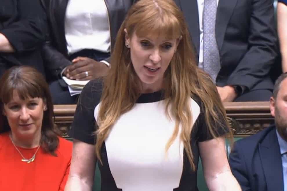 Two men have been arrested over an email sent to Angela Rayner on May 2 this year. (House of Commons/PA)