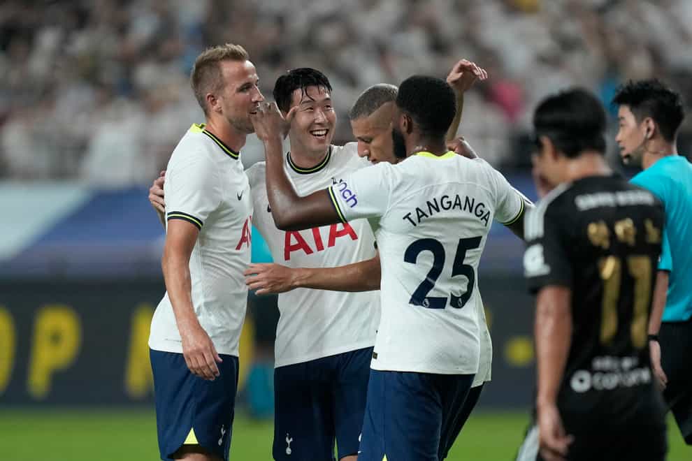 Tottenham started their tour with a win (Lee Jin-man/PA)