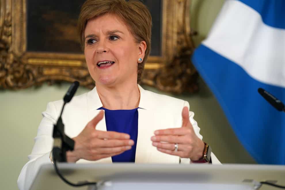 Nicola Sturgeon unveiled the second of a series of papers on Thursday (Andrew Milligan/PA)