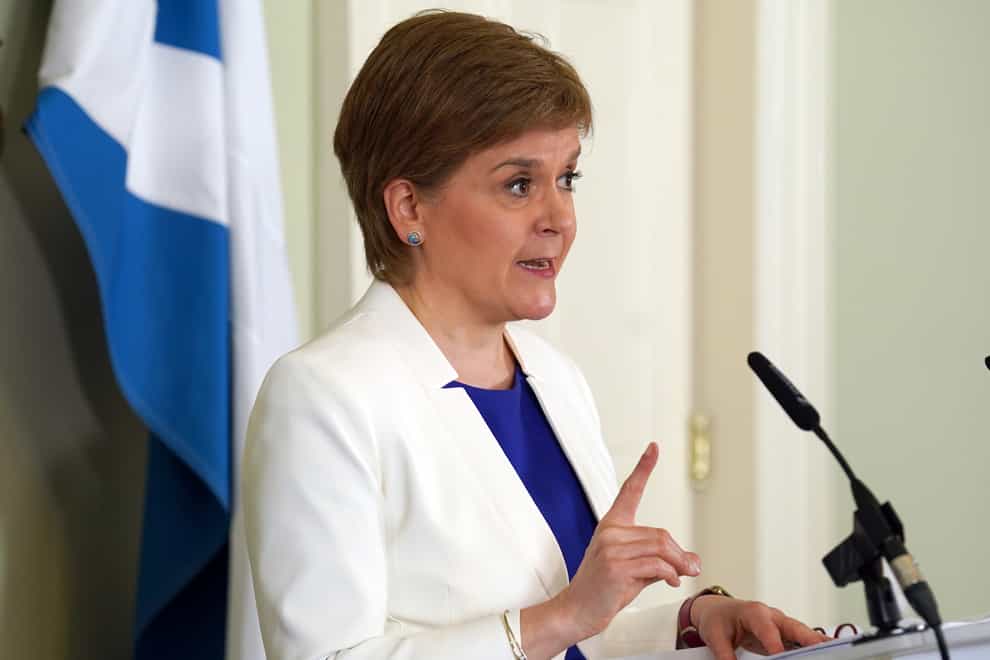 The First Minister outlined a new paper on independence on Thursday (Andrew Milligan/PA)