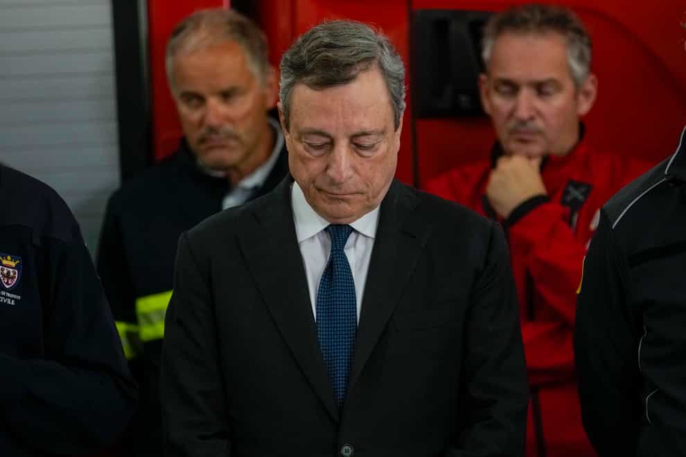 Mario Draghi’s offer to resign has been rejected (Luca Bruno/AP)