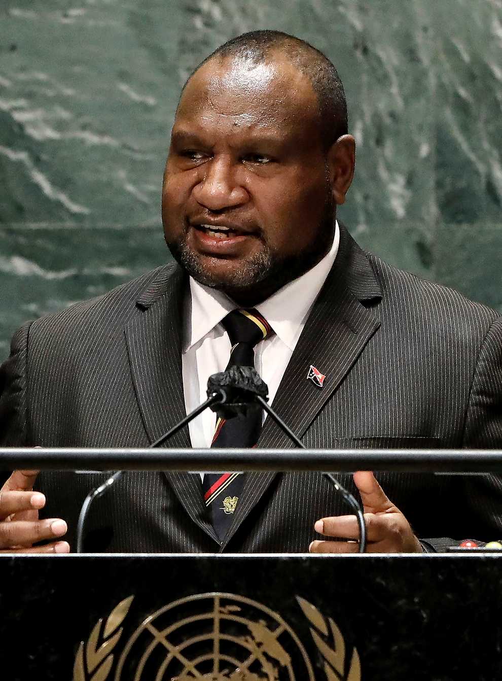 Prime Minister of Papua New Guinea James Marape (Pool/AP)