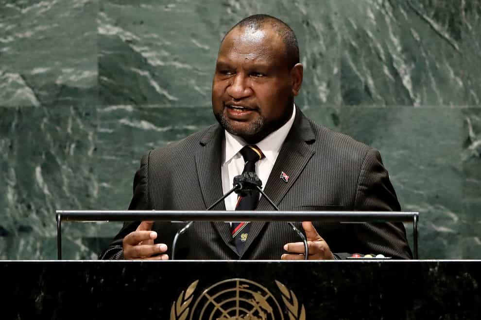 Prime Minister of Papua New Guinea James Marape (Pool/AP)
