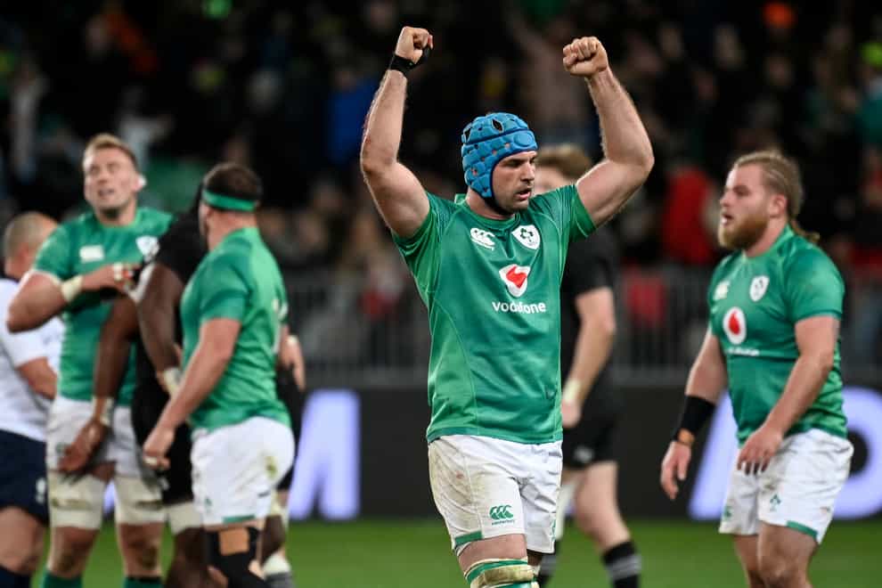 Ireland levelled the series in Dunedin (Andrew Cornaga/AP/PA)