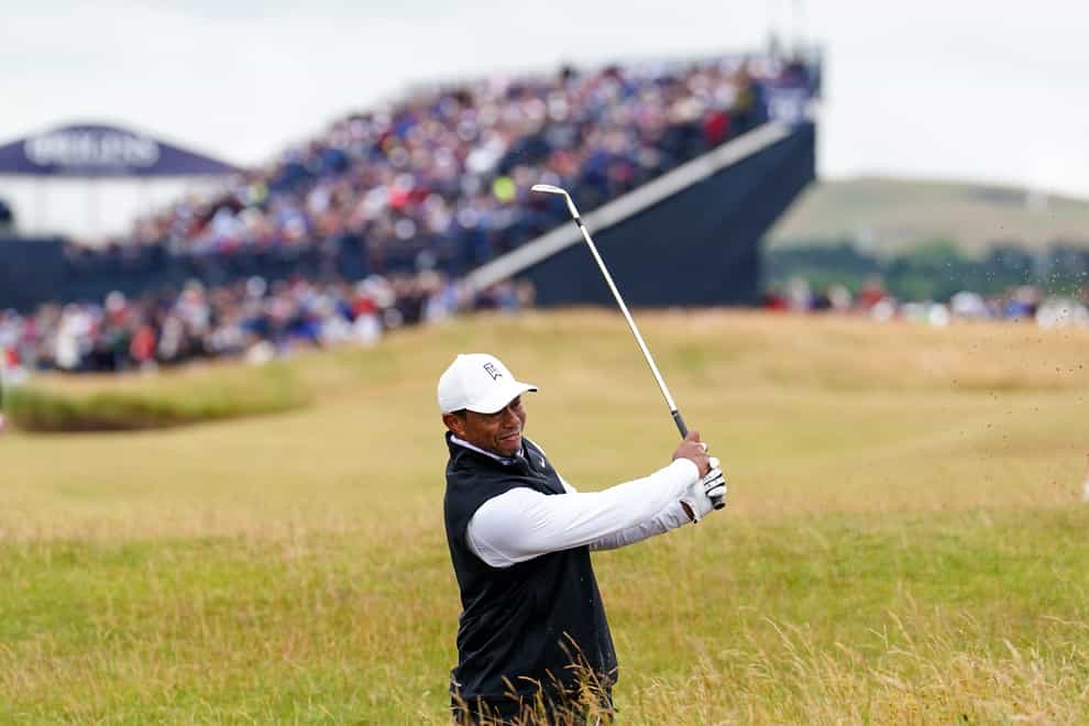 Tiger Woods was set to miss the halfway cut in the 150th Open Championship at St Andrews (David Davies/PA)