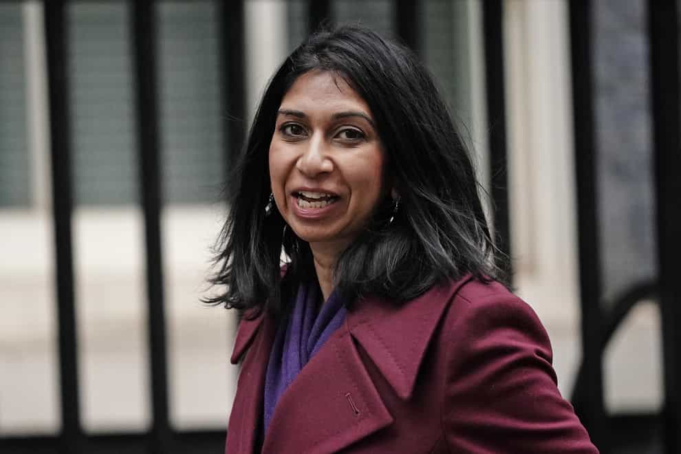 Suella Braverman has issued a direct appeal to her supporters in the Tory leadership contest to rally behind Foreign Secretary Liz Truss (PA)