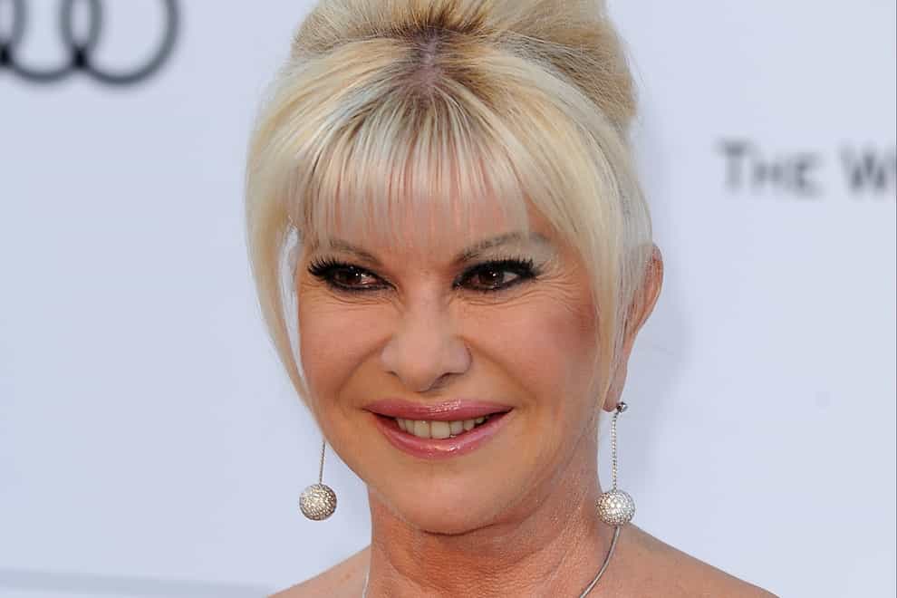 Ivana Trump died after falling down stairs at New York City home (Ian West/PA)