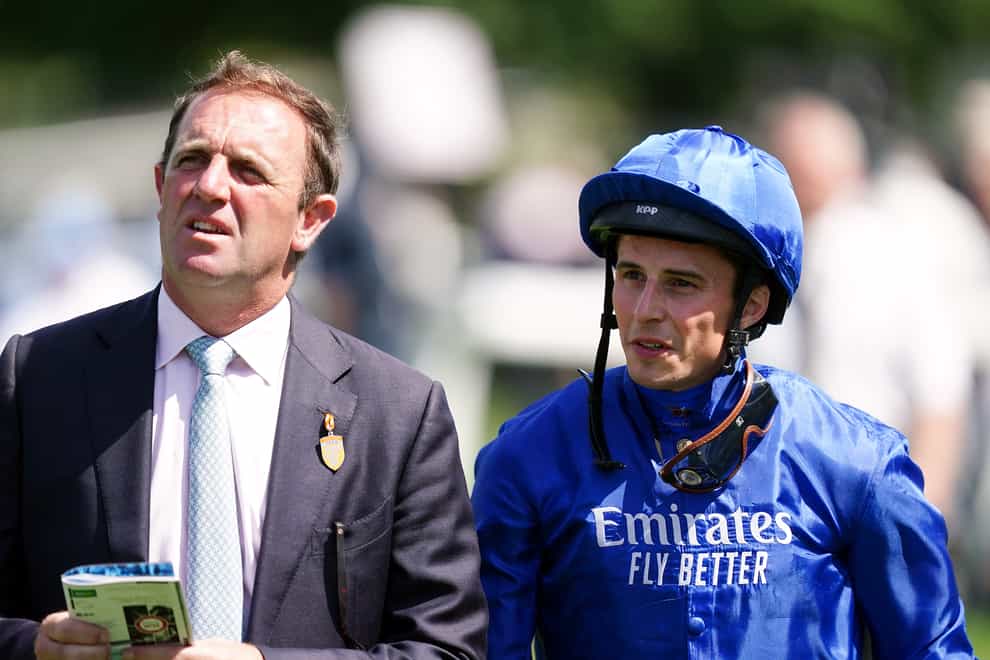 Jockey William Buick (right) rode five winners at Newmarket on Saturday (Mike Egerton/PA)