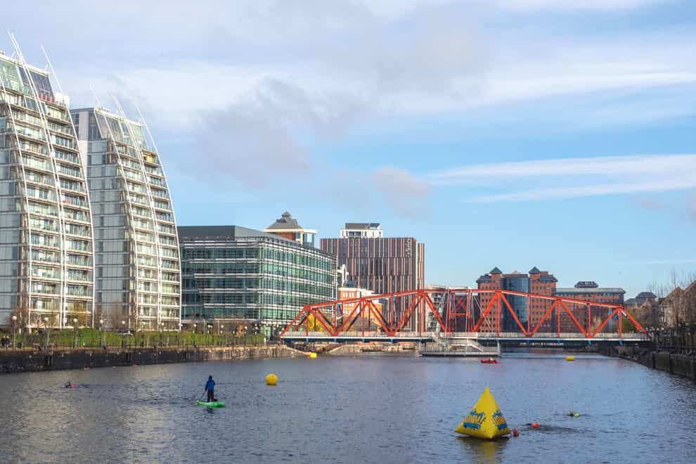 A body has been located following reports of a person getting into difficulty in the water at Salford Quays, police have said (Alamy/PA)