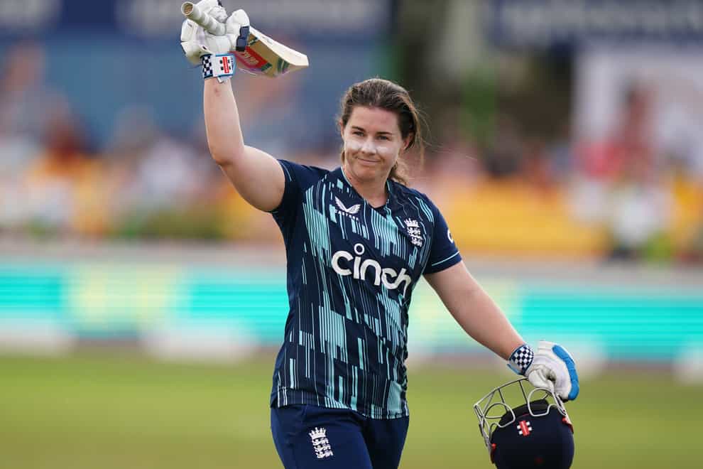 Tammy Beaumont scored a stunning century as England took an 8-2 series lead (Mike Egerton/PA)