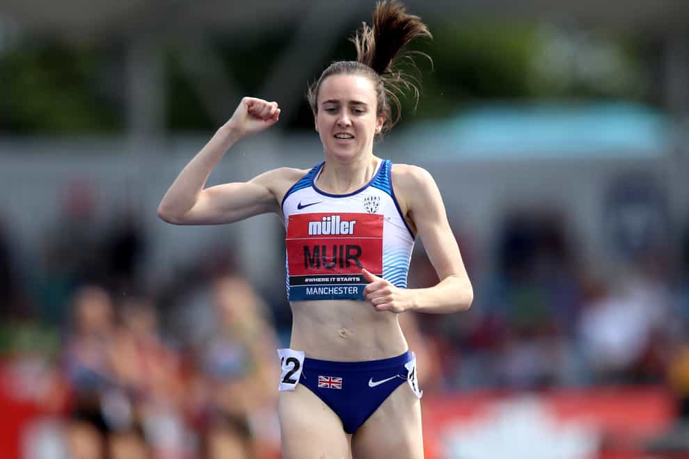 Laura Muir clinched Great Britain’s first medal of the World Championships with an impressive bronze in the 1500m (Isaac Parkin/PA)